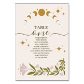  mystieke botanische bruiloft kaart (Voorkant)