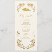  mystieke botanische bruiloft menu (Voorkant)