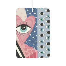 Mystieke Boze Oog Hart Pop Art Retro Hemels  Luchtverfrisser
