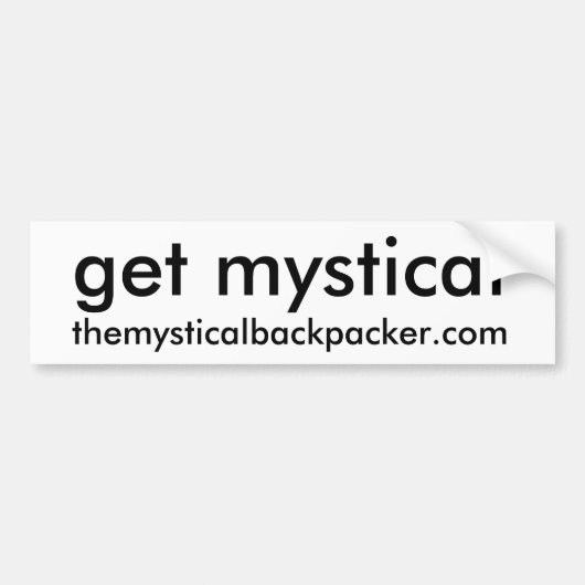 mystieke Bumpersticker krijgen (Voorkant)