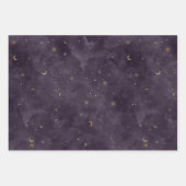 Mystieke Celestial Paarse inpakpapier vellen (Voorkant 2)