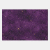 Mystieke Celestial Paarse inpakpapier vellen (Voorkant)