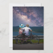 Mystieke Chique Lavendel Roze Zon Maan Fotoruimte Kaart (Achterkant)