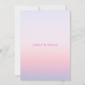 Mystieke Chique Zonsondergang Roze Zon Maan Sterre Kaart (Achterkant)