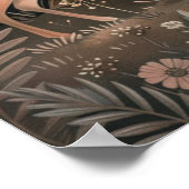 Mystieke Cottagecore | grillige Natuur Poster (Hoek)