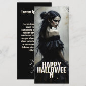 Mystieke Dame in Donker Halloweenbos (Voorkant / Achterkant)