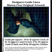 Mystieke dame in Midnight Blue DU2L Decoupage Tissuepapier