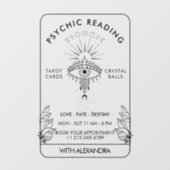 Mystieke derde oog maan fasen holografisch raamsticker (Vel)