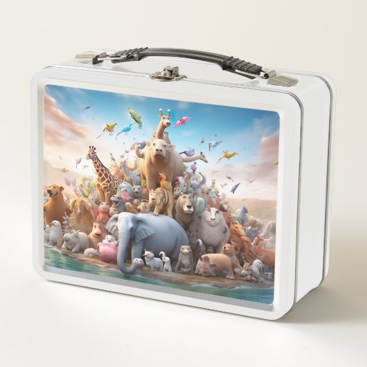 Mystieke Dieren Lunchbox (Voorkant)