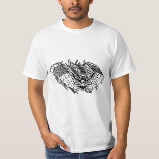 Mystieke Doodsvlinder – Horror Inkt Stijl Illustra T-shirt