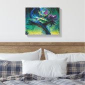Mystieke draai canvas afdruk (Insitu (Slaapkamer))