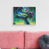 Mystieke draai canvas afdruk (Insitu (Woonkamer))
