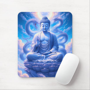 Mystieke Draak Boeddha Meditatie Muismat