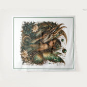 Mystieke Draak Fee Kunst Wandkleed (Voorkant (horizontaal))