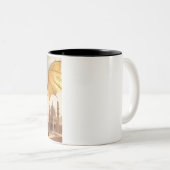 Mystieke draak in de woestijn - Fantasy Mok Design (Voorkant rechts)