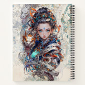 Mystieke Dragon Goddess Art - Intrinsieke Fantasy Notitieboek (Achterkant)
