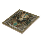 Mystieke Dragon Spirit Altarpiece Gepersonaliseerd Tegeltje (Zijkant)