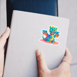 Mystieke Dragon Sticker