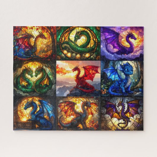 Mystieke Draken Puzzel (Horizontaal)