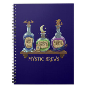 Mystieke Drankjes Whimische Hekserige Drankjes & Notitieboek