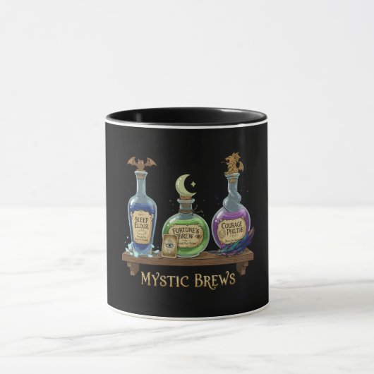 Mystieke Drankjes | Whimsische Hekserige Drankjes Mok (Midden)