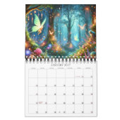 Mystieke drijvende eiland kalender (Jan 2027)