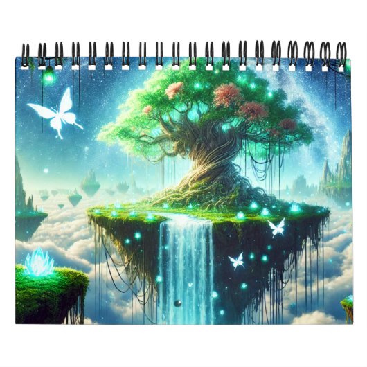 Mystieke drijvende eiland kalender (Hoes)