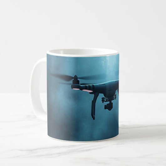 Mystieke Drone Keramische Mok (Voorkant links)