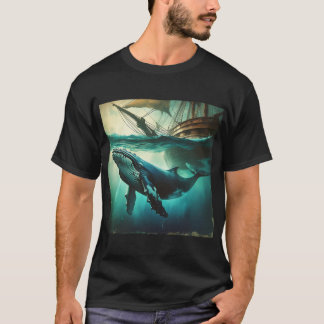 Mystieke droomachtige walvis. t-shirt