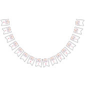 Mystieke Eenhoorn Bloemmeisje 1e Verjaardagsfeest Vlaggetjes (Alle)