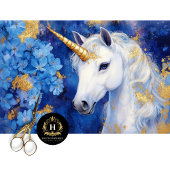Mystieke eenhoorn decoupage tissuepapier