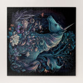 Mystieke Eenhoorn - Fantasy Forest Legpuzzel (Horizontaal)