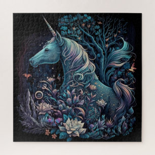 Mystieke Eenhoorn - Fantasy Forest Legpuzzel