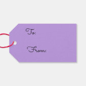 Mystieke Eenhoorn in de Sneeuw Cadeaulabel (Achterkant Horizontaal)
