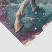 Mystieke Eenhoorn in Wolken Fantasy Art Decoupage Tissuepapier (Detail)