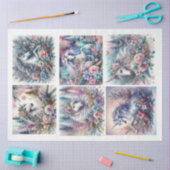 Mystieke Eenhoorns Set Decoupage Tissue Paper Tissuepapier (Craft)