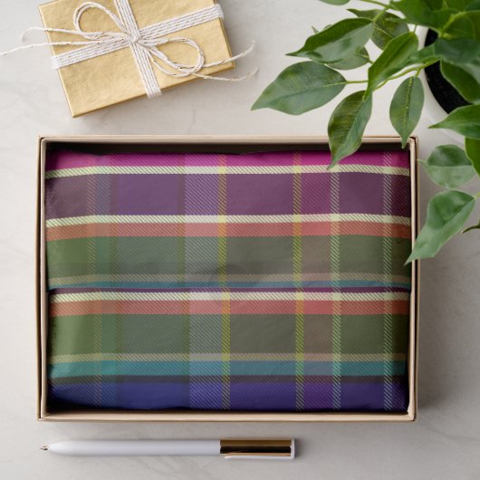 Mystieke elementen Plaid MM Tissuepapier (Geschenk)