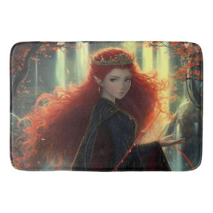 Mystieke Elf in een Fantasy Forest Badmat