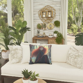 Mystieke Elf in een Fantasy Forest Kussen