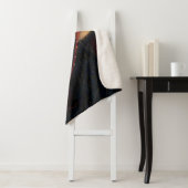 Mystieke Elf in een Fantasy Forest Sherpa Deken (In situ)