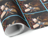 Mystieke Elfen Draak Gezel Vlinder Fantasie Cadeaupapier (Rol Hoek)