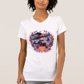 "Mystieke Enchantress" Halloween anime heks T-shirt (Voorkant)