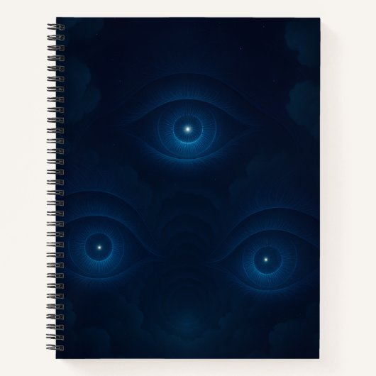 Mystieke Energie Ogen Notitieboek (Voorkant)