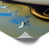 Mystieke Etherische Mooie Vrouwen met Gouden Trane Poster (Hoek)