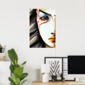 Mystieke Etherische Mooie Vrouwen Poster (Thuiskantoor)