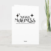 Mystieke Etherische Vrouw met Vlinders Verjaardag Kaart (Achterkant)