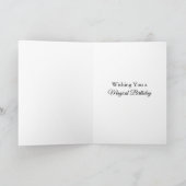 Mystieke Etherische Vrouw met Vlinders Verjaardag Kaart (Binnen)