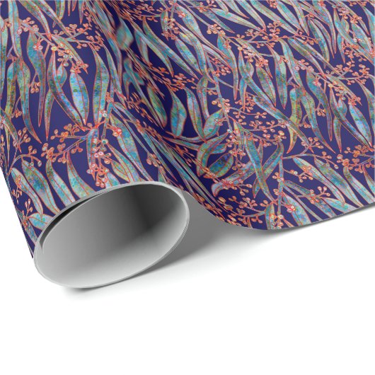 Mystieke eucalyptus cadeaupapier (Rol Hoek)