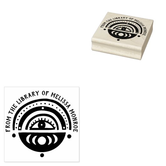 Mystieke Eye Boho uit de Bibliotheek van Gepersona Rubberstempel (Gestempeld)