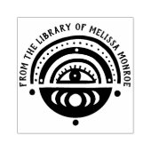 Mystieke Eye Boho uit de Bibliotheek van Gepersona Rubberstempel (Afrduk)